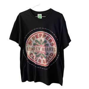 The Beatles Sgt Pepper’s Lonely Hearts Club Band T Shirt Size Large L Black 00s